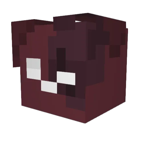 ZuniZee Minecraft avatar head, 3D render