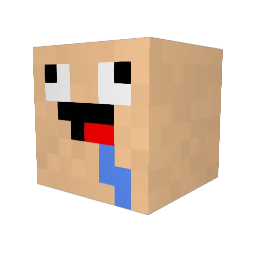 Zunix91 Minecraft avatar head, 3D render