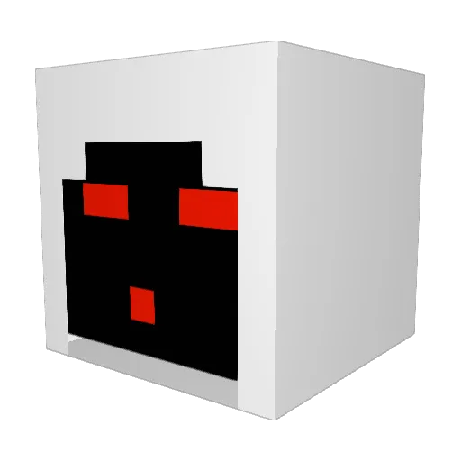 ZunoDuno Minecraft avatar head, 3D render