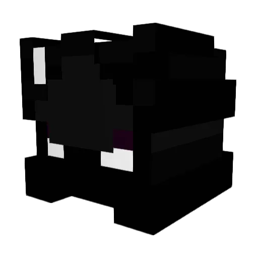 Zunosaki Minecraft avatar head, 3D render