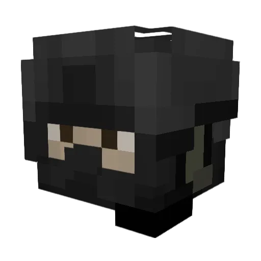 Zuplex_ Minecraft avatar head, 3D render