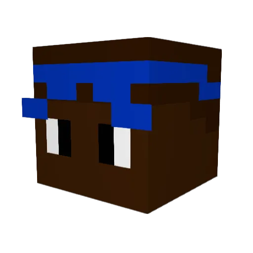 Zurawski Minecraft avatar head, 3D render