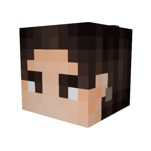 Zurg01 Minecraft avatar head, 3D render