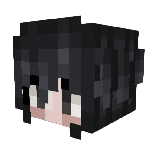 Zurieh Minecraft avatar head, 3D render