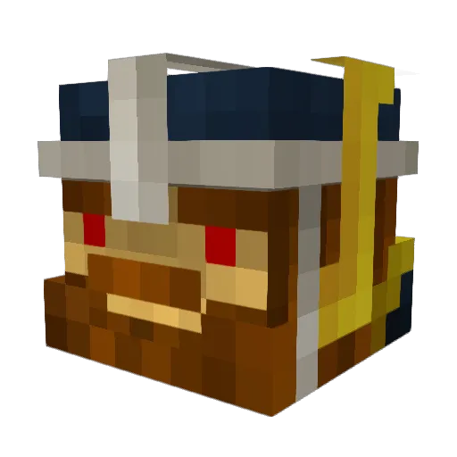 Zuriki92 Minecraft avatar head, 3D render