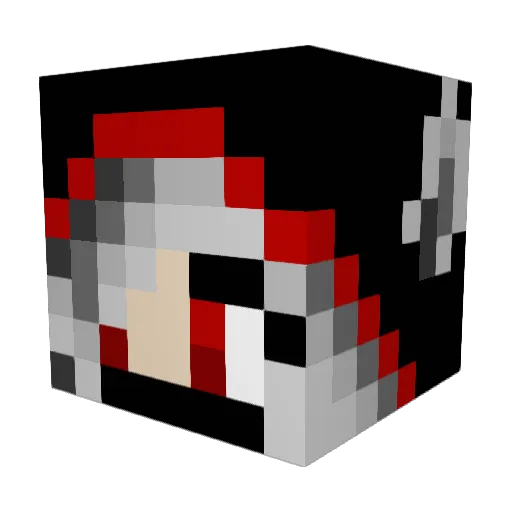 Zurtha Minecraft avatar head, 3D render