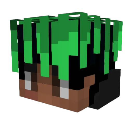 Zusyy Minecraft avatar head, 3D render