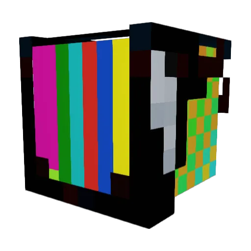 Zuulux Minecraft avatar head, 3D render