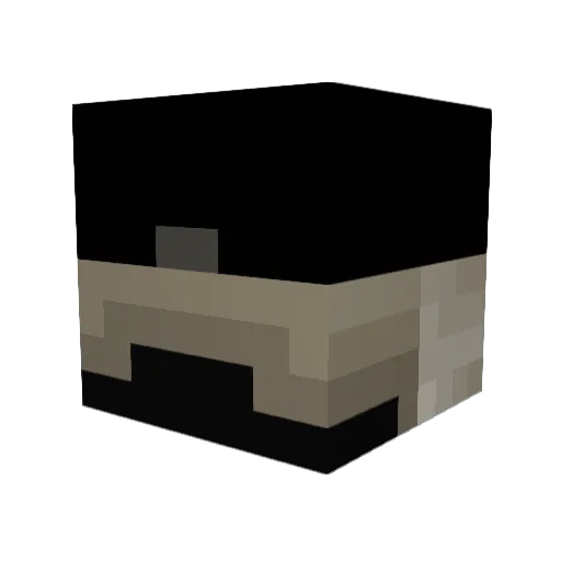 Zuvart Minecraft avatar head, 3D render