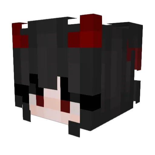 ZuzaWit Minecraft avatar head, 3D render