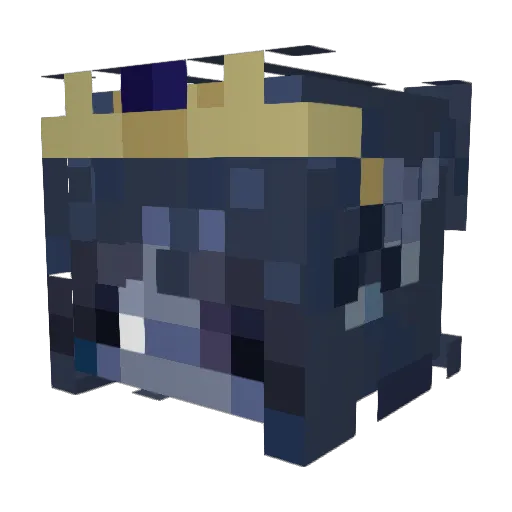 ZuziaTob Minecraft avatar head, 3D render