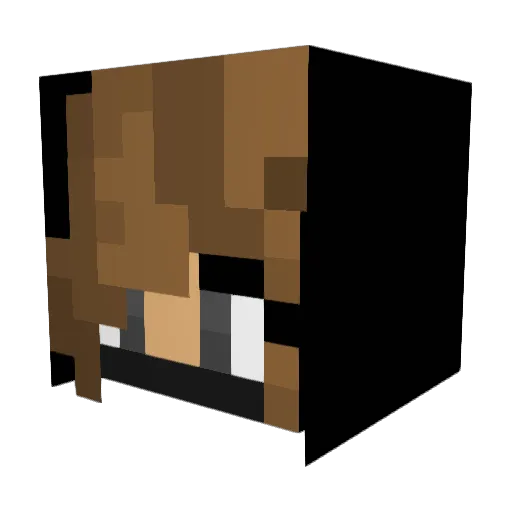 Zuzka11 Minecraft avatar head, 3D render