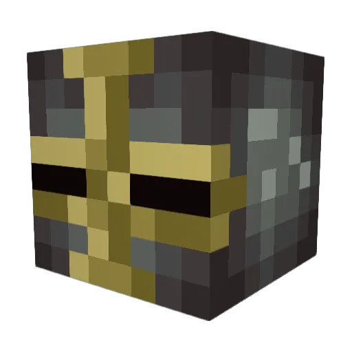 Zvietcong Minecraft avatar head, 3D render
