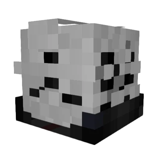 Zweihand22 Minecraft avatar head, 3D render