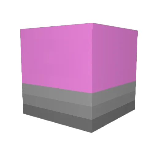 Zwoz Minecraft avatar head, 3D render