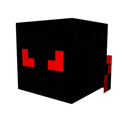 Zxfyy Minecraft avatar head, 3D render