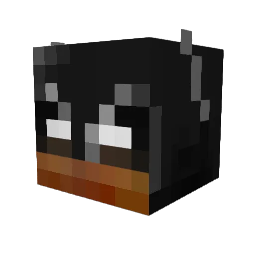 ZxhoCraft Minecraft avatar head, 3D render
