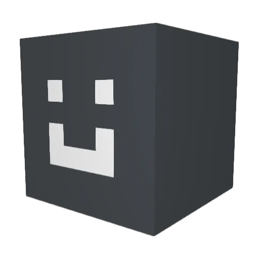 Zxmbie Minecraft avatar head, 3D render