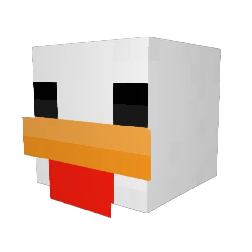 Zxnzy_ Minecraft avatar head, 3D render