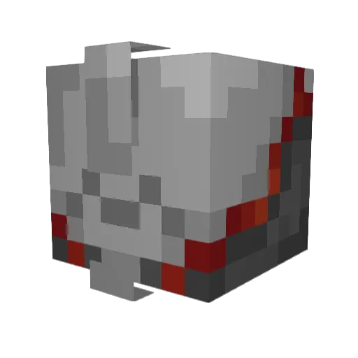Zxphyro Minecraft avatar head, 3D render