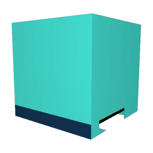 Zxrvo Minecraft avatar head, 3D render
