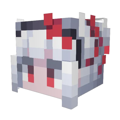 Zxy0212 Minecraft avatar head, 3D render