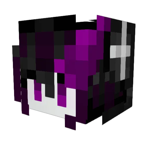 ZxyD_218 Minecraft avatar head, 3D render