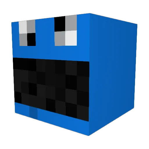 Zxyc2 Minecraft avatar head, 3D render