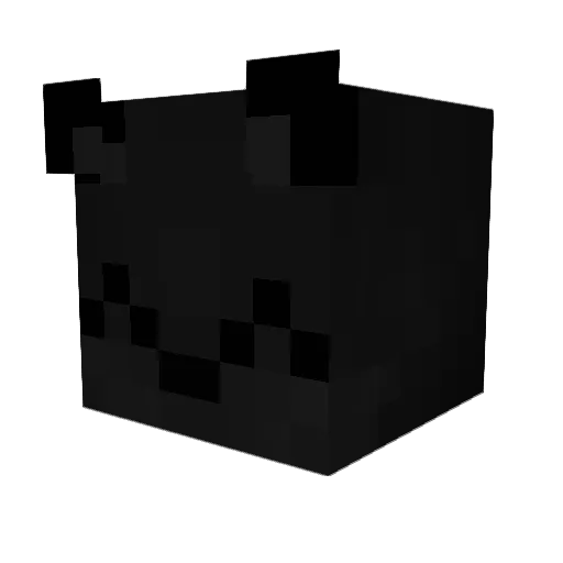 Zy13_ Minecraft avatar head, 3D render