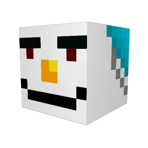 Zyasupa_2853 Minecraft avatar head, 3D render