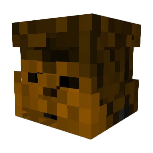 Zyce_ Minecraft avatar head, 3D render