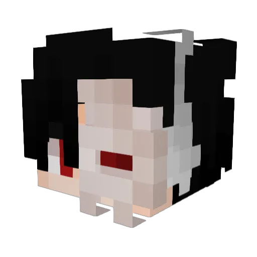 ZyckZ Minecraft avatar head, 3D render