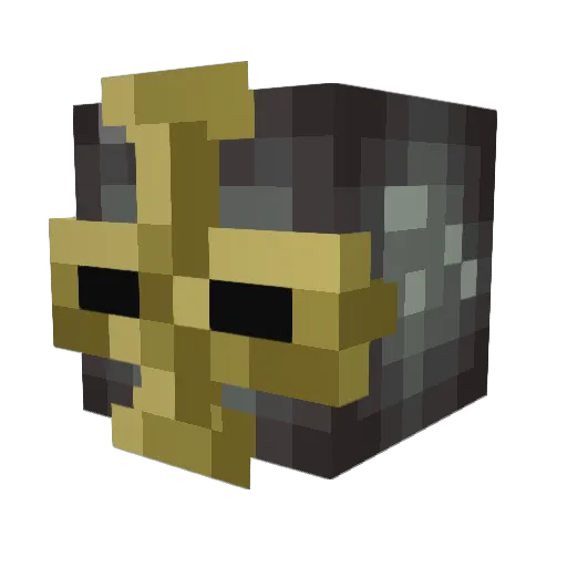 Zyden_ Minecraft avatar head, 3D render