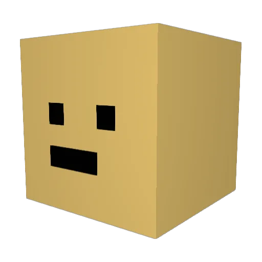Zyecx Minecraft avatar head, 3D render