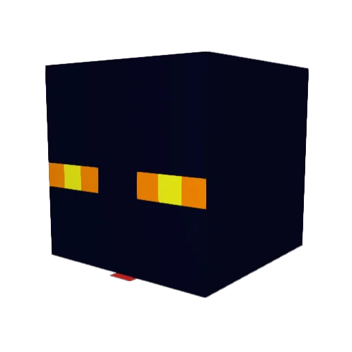 Zyenexexe Minecraft avatar head, 3D render