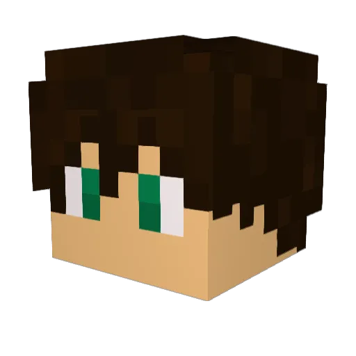 Zyfe114 Minecraft avatar head, 3D render
