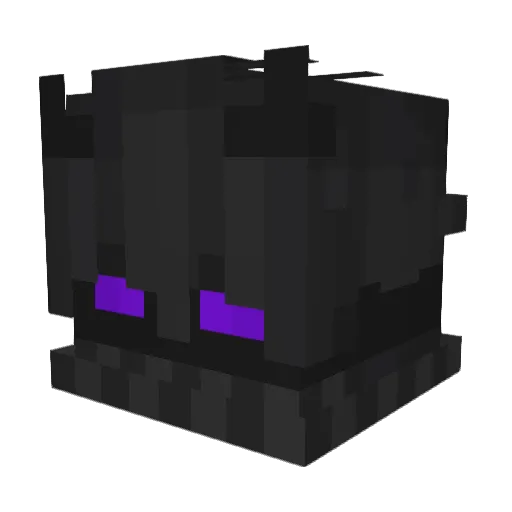 Zyfee Minecraft avatar head, 3D render