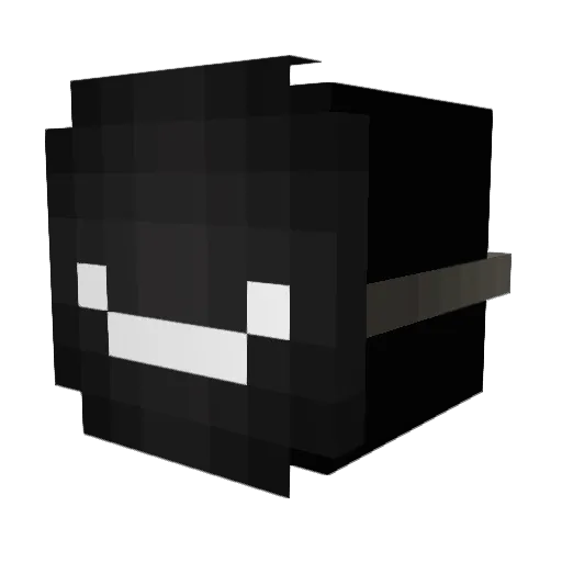 ZykerWave Minecraft avatar head, 3D render