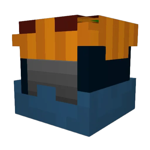 Zyklem_ Minecraft avatar head, 3D render