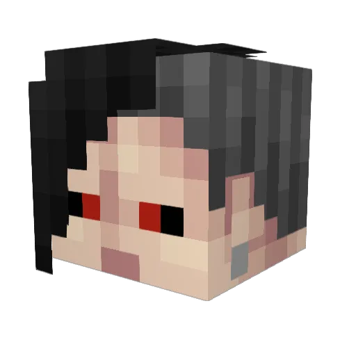 Zylerstorm Minecraft avatar head, 3D render