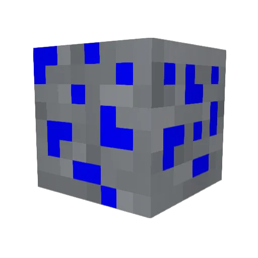 Zyllen Minecraft avatar head, 3D render
