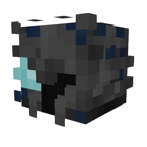 Zylsehh Minecraft avatar head, 3D render