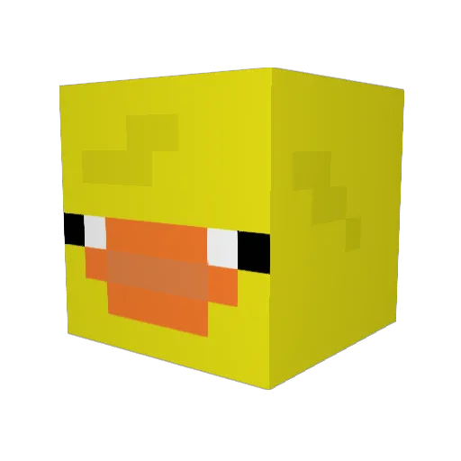 Zylvryn Minecraft avatar head, 3D render