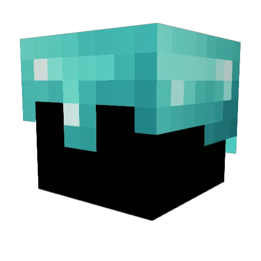 Zync15 Minecraft avatar head, 3D render