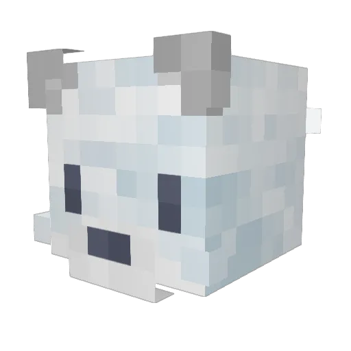 Zyncklorph_ Minecraft avatar head, 3D render