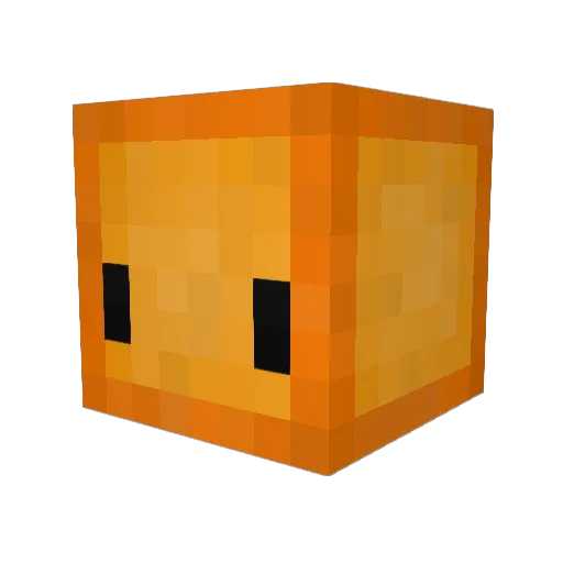 Zynder Minecraft avatar head, 3D render