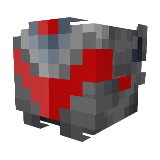 Zynice Minecraft avatar head, 3D render