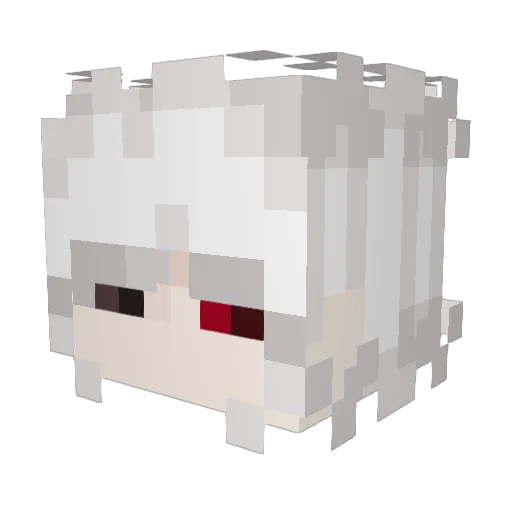ZynkoWN Minecraft avatar head, 3D render