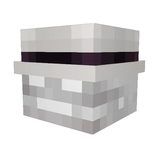 ZynniaK Minecraft avatar head, 3D render