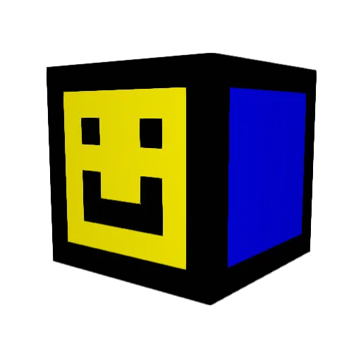 Zyntraa Minecraft avatar head, 3D render